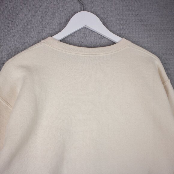 Seton School Cream Crewneck Sweater Mens XL - Picture 7 of 7